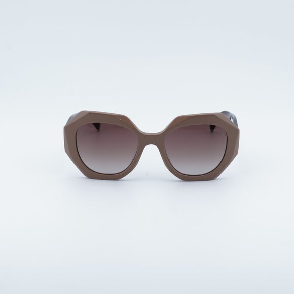Rag & Bone RNB1091/G/S 009Q HA Sunglasses Brown Geometric Frame, Brown Lenses - Picture 3 of 10